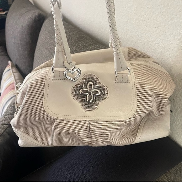 Vintage Brighton “Sanibel” Canvas & Leather EUC - Picture 11 of 16